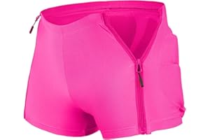 YEBCKZL Kids Padded Shorts-Zipper HIPS Protectective Gear for Cycling Snowing Ski Skating, 3D HIPS Pads for Butt Tailbone