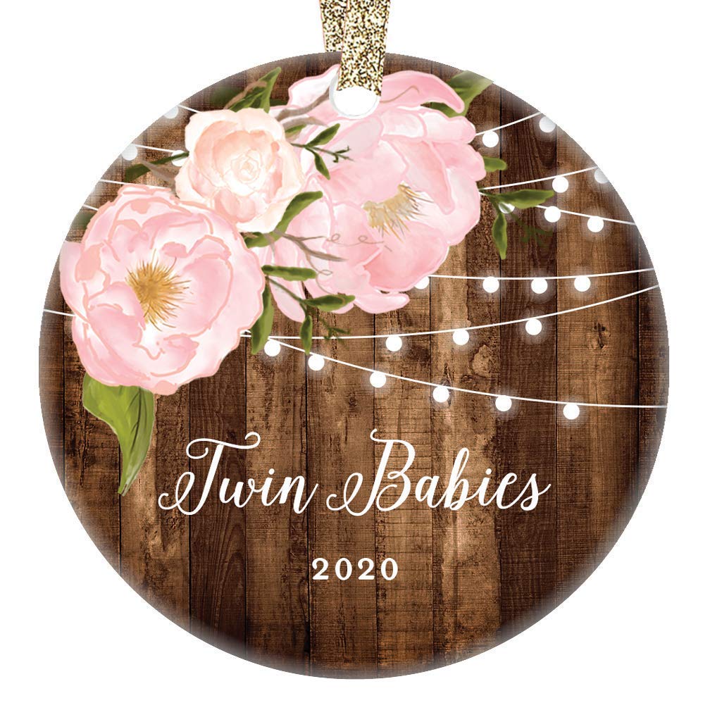 twin baby ornaments