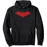DC Comics Batman Red Hood Bat Logo Front And Back Pullover Hoodie