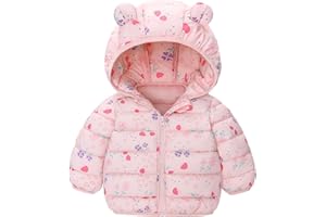 Infant Boy Girl Puffer Jacket Cute Coats Winter Windproof Snowsuits Warm Outerwear