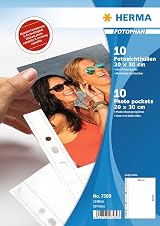 HERMA Photo Pockets 20 x 30 cm Ring Binder 20 Pockets White 7589 view 2