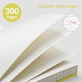 EMSHOI A4 Notebook 300 Pages Spiral 100gsm PVC Cover Yellow view 3
