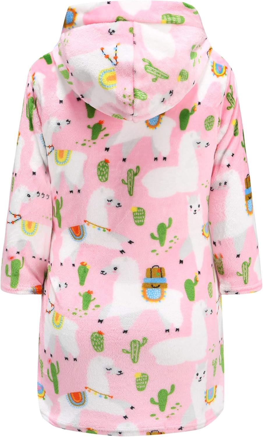 Kids Ultra-Soft Flannel Hooded Bathrobes for Boys and Girls: Clothing