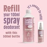 Salt Of the Earth Natural Deodorant Spray Refill Lavender Vanilla 500ml Vegan view 6