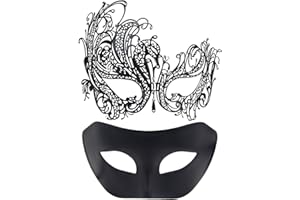 Couple Pair Mardi Gras Mask Venetian Masquerade Ball Mask Party Costume Mask