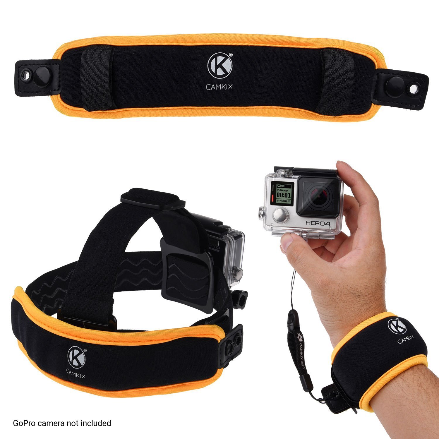 CamKix 2in1 Floating Wrist Strap & Headstrap