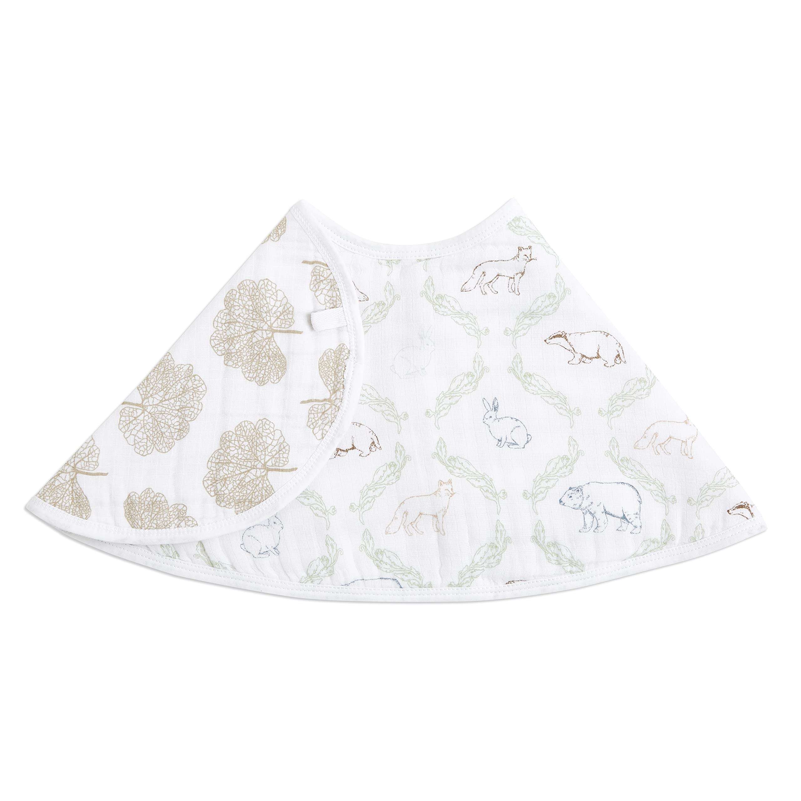 aden + anais essentials Baby Burpy Bib, 100% Cotton Muslin, Soft Absorbent 4 Layers, Multi-Use Burp Cloth & Bib for Infant & Toddler, 57cm x 28cm, Single, harmony