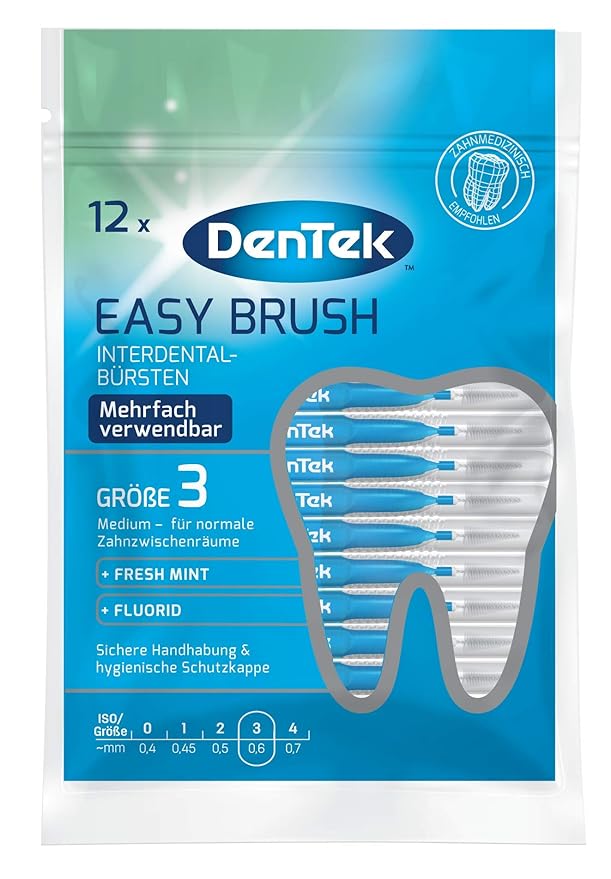 Dentek Easy Brush ISO 3 (Pack of 12 Amazon.co.uk Health & Personal Care