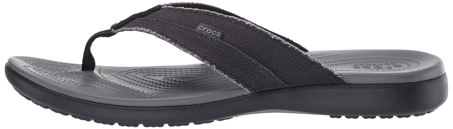 Shoes Crocs Mens Santa Cruz Canvas Flip 