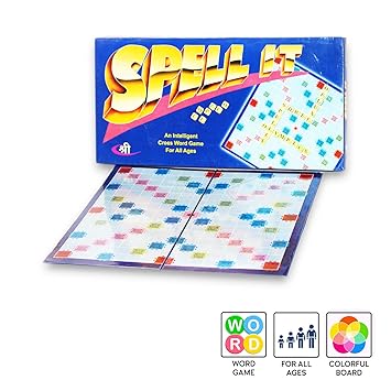 Kids Mandi Spell It Deluxe - an Intelligent Crossword Game for All Ages Word Game, Party Return Gift