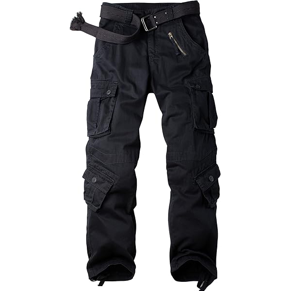 【新品未使用】BoTT COTTON CARGO PANT BLACK Men's Cargo pants in faded organic cotton | Black | Diesel