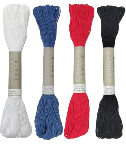 Amazon.com: Olympus Sashiko 20m Skein Red thread