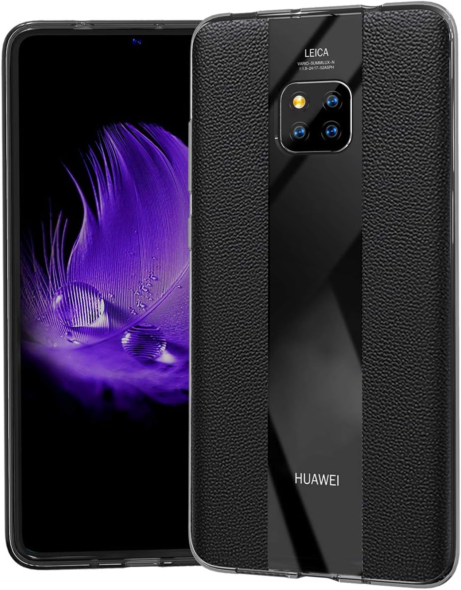 SDB Huawei Mate 20 Pro Case PU Leather + TPU Premium Hybrid Protective Cover for Huawei Mate 20 Pro