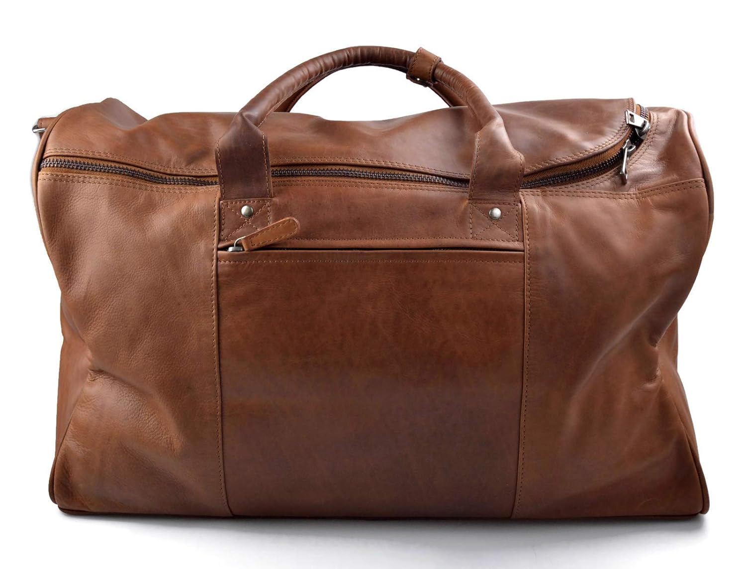 leather travel duffle