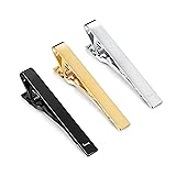 UBGICIG 3 Pcs Stainless Steel Tie Clips for Men