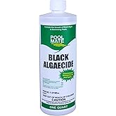 Pool Mate 1-Quart Concentrated Black Algaecide, Algaecide for Pool, Made in USA