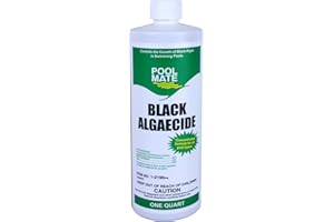 Pool Mate 1-Quart Concentrated Black Algaecide, Algaecide for Pool, Made in USA