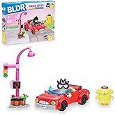 BLDR Hello Kitty and Friends Badtz-Maru&rsquo;s Convertible Building Set 0111 with Badtz-Maru and Pompompurin Minifigures - for Kids and Sanrio Fans Ages 8+