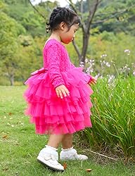 Cilucu Baby Girls Dress Toddler Kids Party Tutu