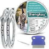 Flea and Tick Collar for Cat, Made with Premium Plant Based Essential Oil, Waterproof and Natural Treatment Prevention, Prote