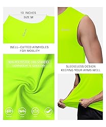Cakulo Men's Workout Swim Sleeveless Shirts Quick