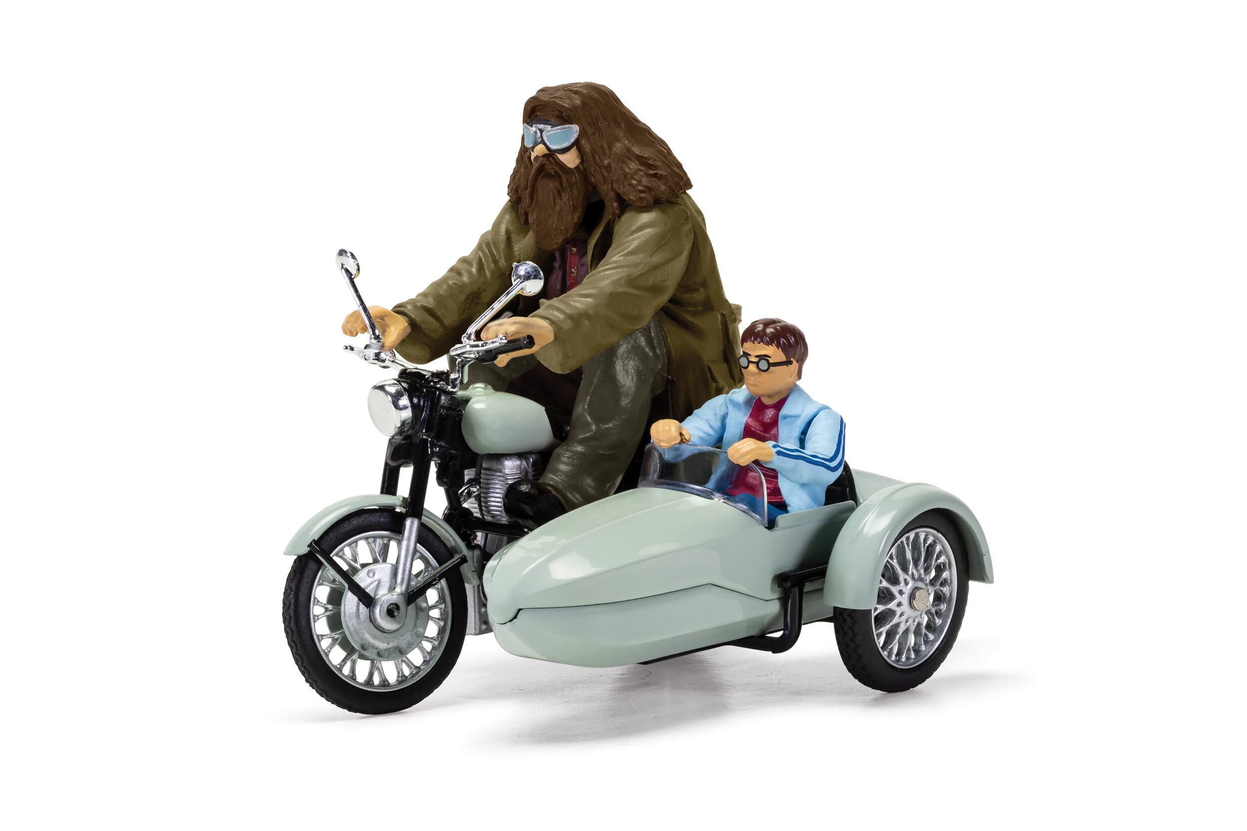 Corgi Diecast Model Cars - CC99727 Harry Potter Hagrid Motorcycle and Sidecar - Men, Women & Kids Souvenir Gifts from UK - Small Die Cast Toy Car Models for Boys, Gift for Motor Enthusiasts