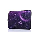 11.6-Inch to 12-Inch Neoprene Laptop Sleeve Case Bag with hidden handles For 11" , 11.6" , 12", 12.5" Women Macbook/ Tablet/ Notebook/ Ultrabook/ Chromebook (Purple)