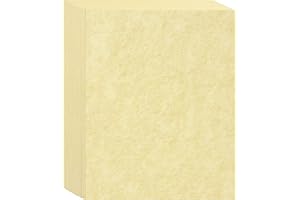 PENPRIS 30 Sheets Parchment Paper - Light Beige 8.5” x 11” Letter Size Parchment Card Stock 65lb Heavyweight Paper Thick Vintage Paper for Certificate, Crafts, Business Cards, Invitations PAP04LB