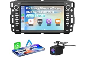 AWESAFE Car Stereo for Chevy Silverado GMC Sierra Yukon 2007-2013, Android GPS Navigation Head Unit Radio Replacement with Ca