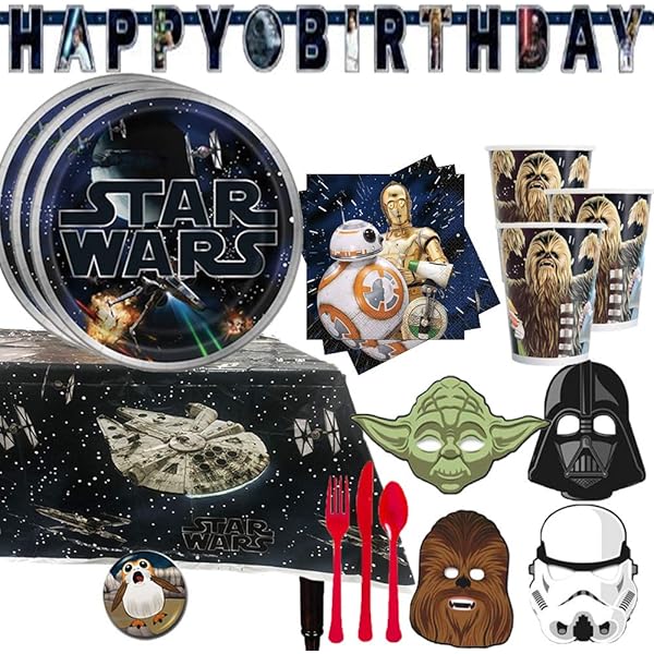 star wars plates and napkins
