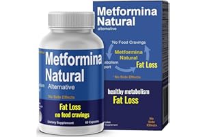 NI UNA DIETA MÁS METFORMINA Natural - Weight Loss Aid - Metabolism Support - Dr Salomon (60 Capsules)