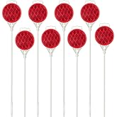 DXSIGN Reflective Driveway Markers, Reflectors for Driveway Entrance, Snow Plow Markers, 51 Inch Fiberglass Pole Double Sided Reflector for Driveway (Pack of 8)