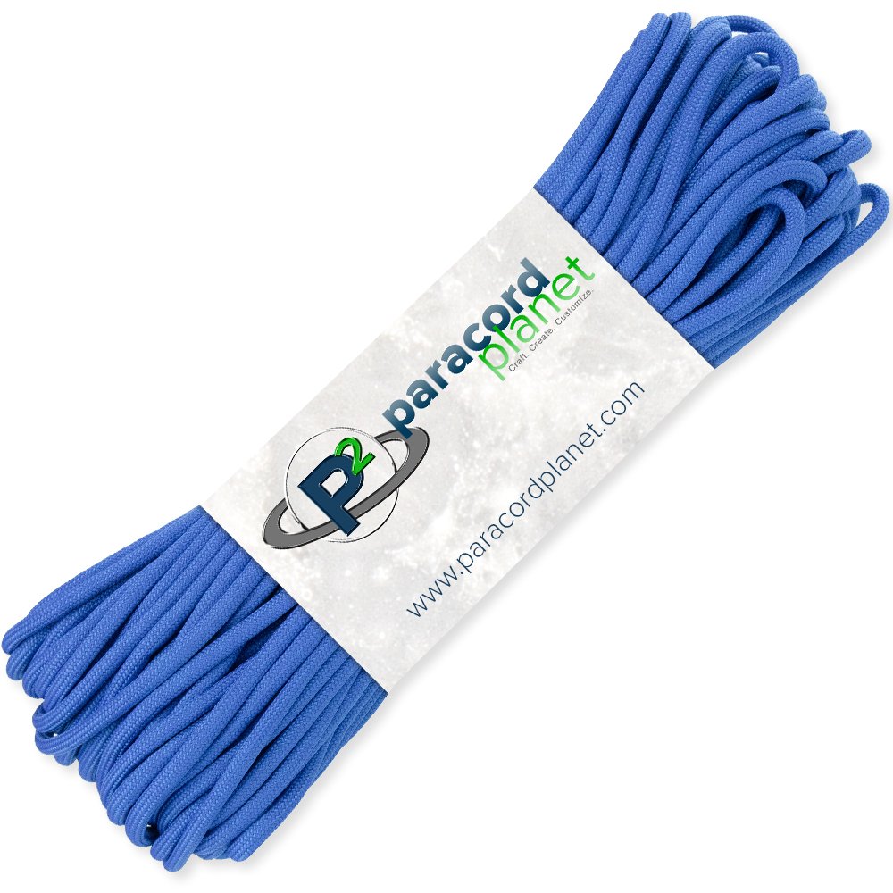 PARACORD PLANET 100 ft Mil-Spec Commercial Grade 550Lb Type Iii Nylon Paracord Royal Blue