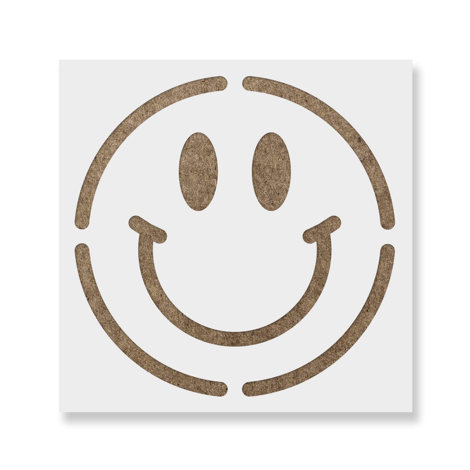 Smiley Face Print Stencil - Create Smiley