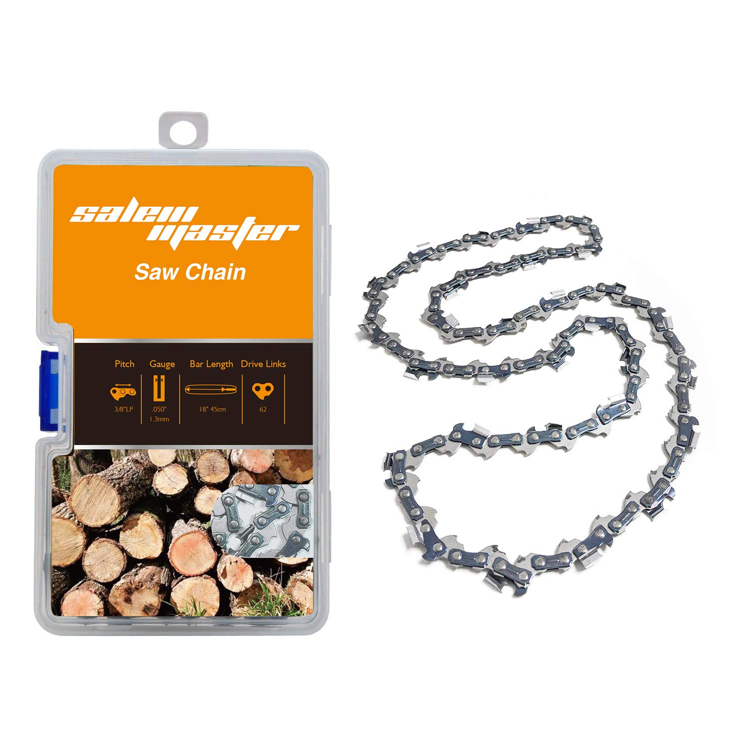 Homelite Craftsman For Fits Chain Chainsaw Powered Gas Semi Chisel Links Drive 62 Pitch Lp 3 8 Gauge 050 Chains Chainsaw Inch 18 Master Salem Basic 18 Pack Chains Chainsaw Parts