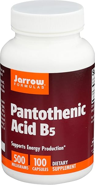 JARROW FORMULAS, PANTOTHENIC ACID B5, 100 CAPS
