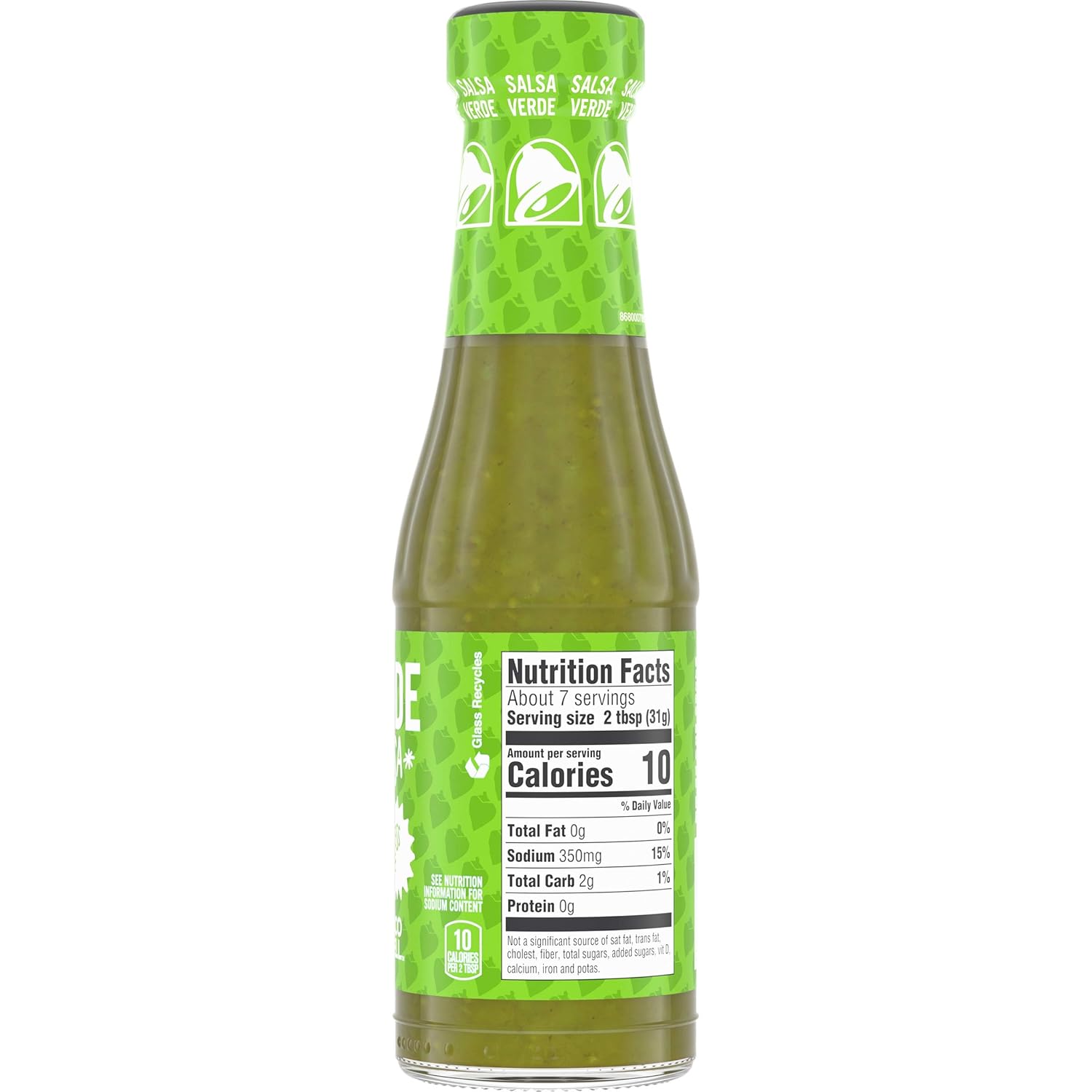 Amazon Com Taco Bell Verde Salsa Sauce 7 5 Oz Bottles Pack Of 12 Grocery Gourmet Food