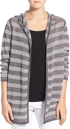 eileen fisher hooded cardigan
