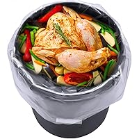 Xsourcer Food Storage Bags, 12 Count 5 Gallon Bucket Liner Bags, Food Grade Platisc Bag for Marinading and Brining, BPA Free,