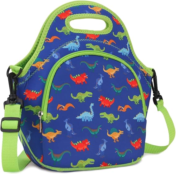 VONXURY Lunch Bag for Boys,Neoprene Lunch Box Bag for Kids Cute