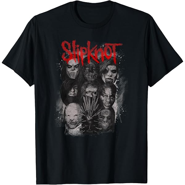 Amazon.com: Slipknot Official Skull and Tribal T-Shirt : Clothing