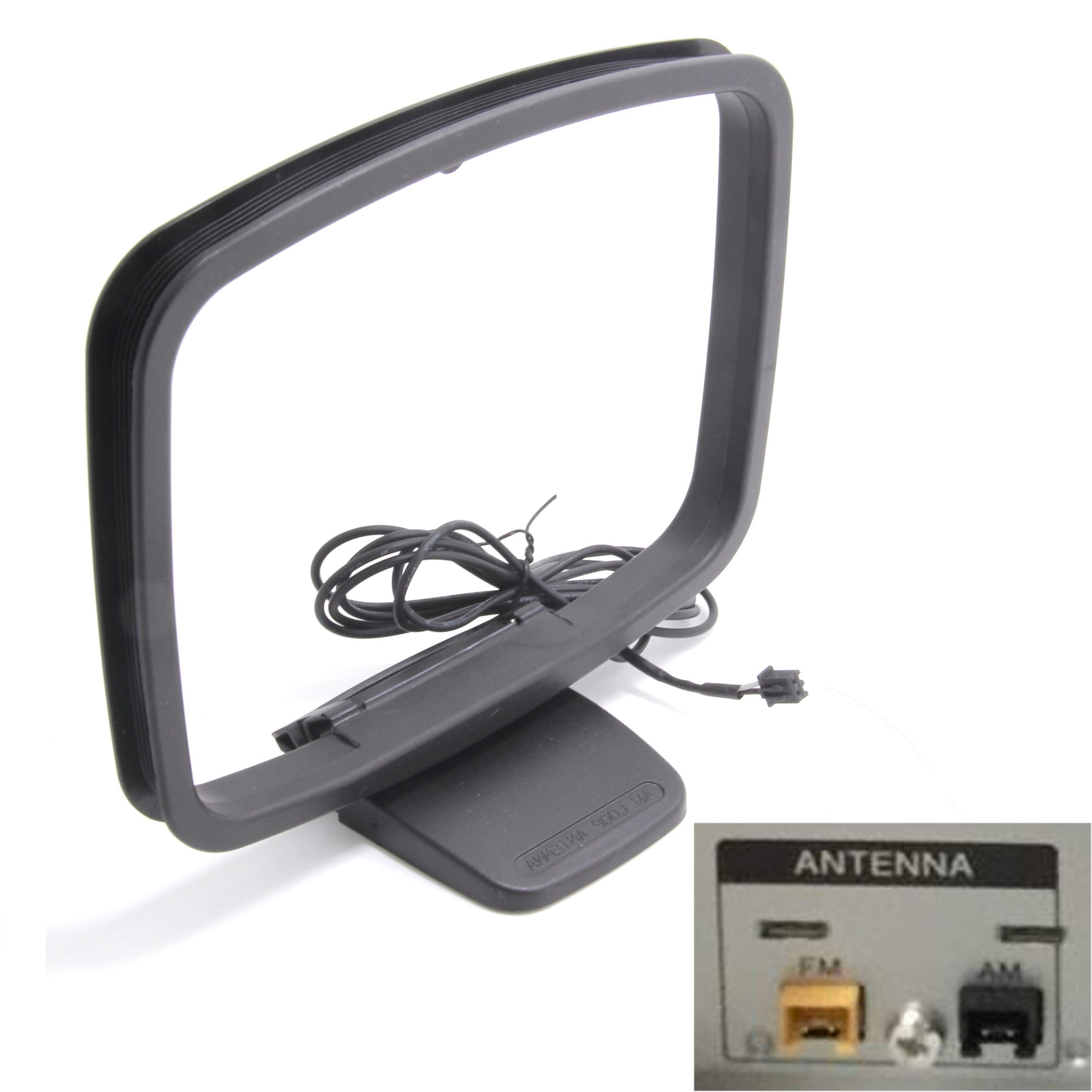 Ancable Replacement AM Antenna 2-Pin Mini Connector For Sony Compact Disc Receiver MHC-EC919iP HCD-EC919iP MHC-EC719iP HCD-EC719iP