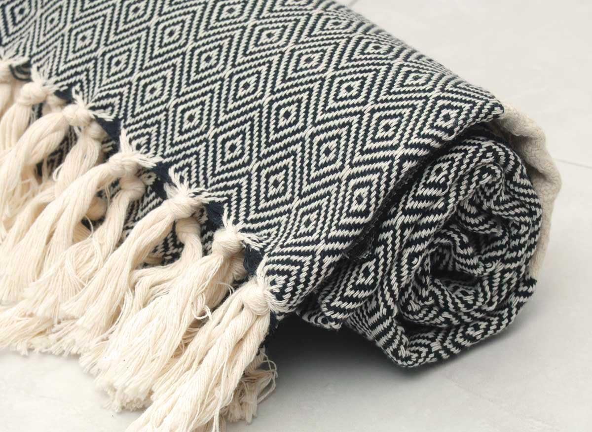 Diamond Design Turkish Cotton Bath and 