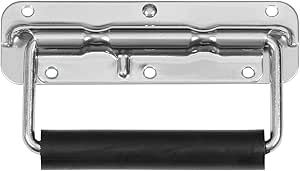 Reliable Hardware Company RH-0532F-A Spring Loaded Surface Mount Handle with Rubber Grip, Zinc