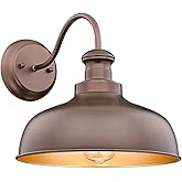 Outdoor Farmhouse Barn Light, Outside Wall Sconce, Weather Resistant Anti-Rust Farmhouse Exterior Wall Light, Outdoor Lantern