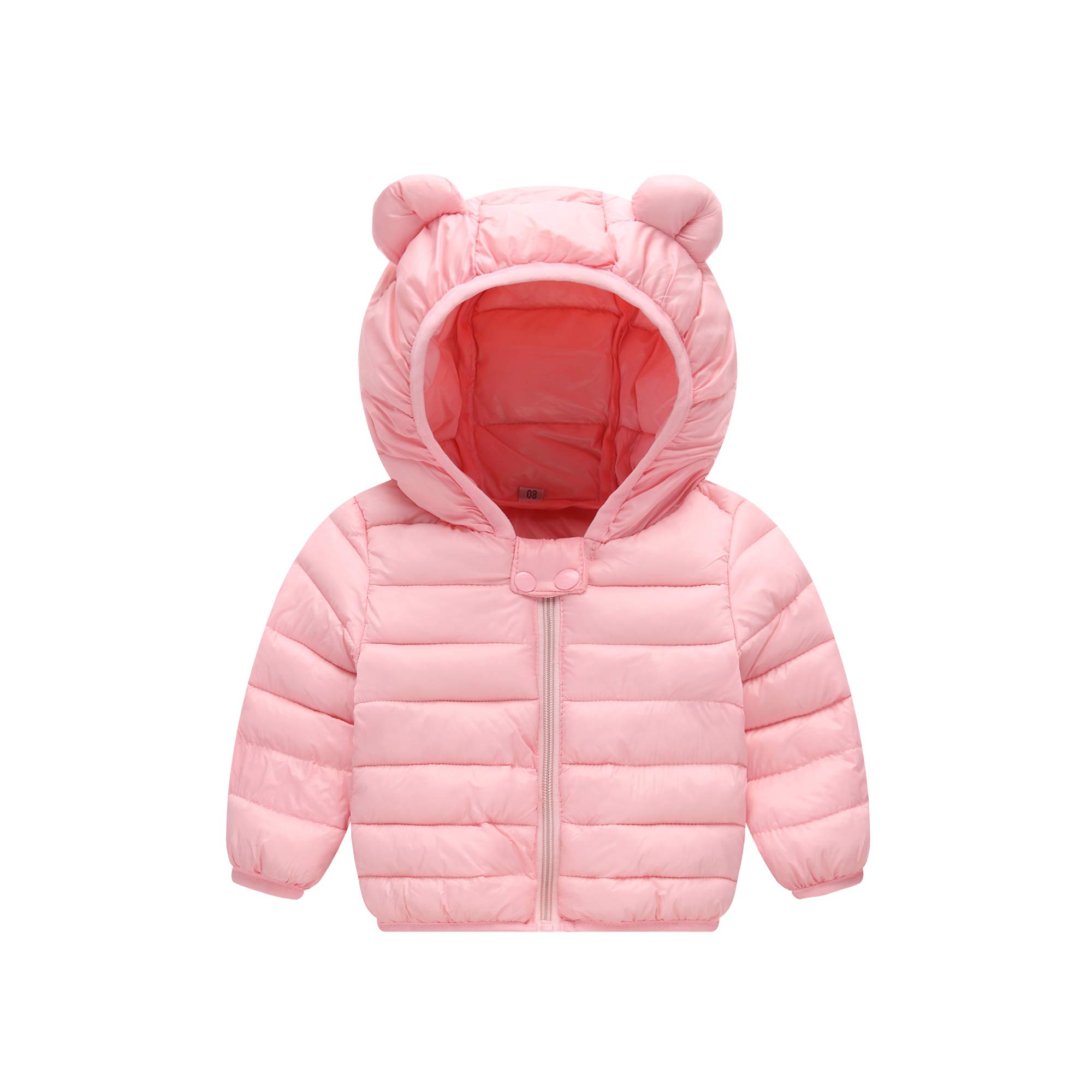 MH-Lucky Unisex Little Boys Girls clothes Down Jacket Hoodie Coat Winter Warm Outerwear