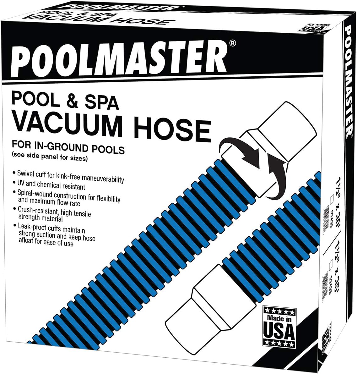 Poolmaster 33430 Heavy Duty In-Ground Pool Vacuum Hose With Swivel Cuff, 1-1/2-Inch by 30-Feet, Neutral : Swimming Pool Hoses : Garden & Outdoor