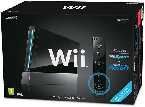 #32 — Nintendo Wii (Black) with Wii Sports + Wii Sports Resort: Includ…