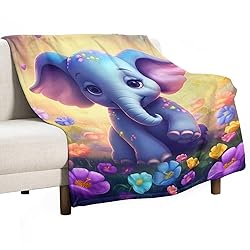 citari Elephant Blanket Elephant Gifts for Girls