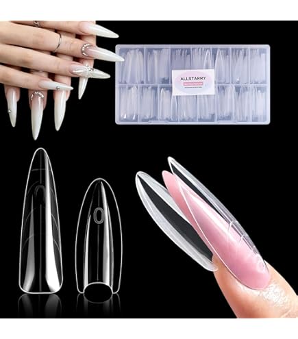 Amazon.com: EZ Flow A Polymer Clear False Nails, 4 Ounce : Beauty